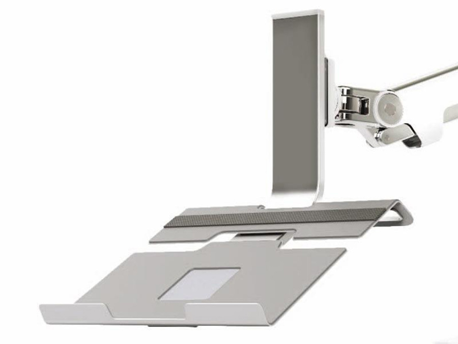 HumanScale M8 Dual Monitor Arm with Crossbar Ergonomic Monitor Arms